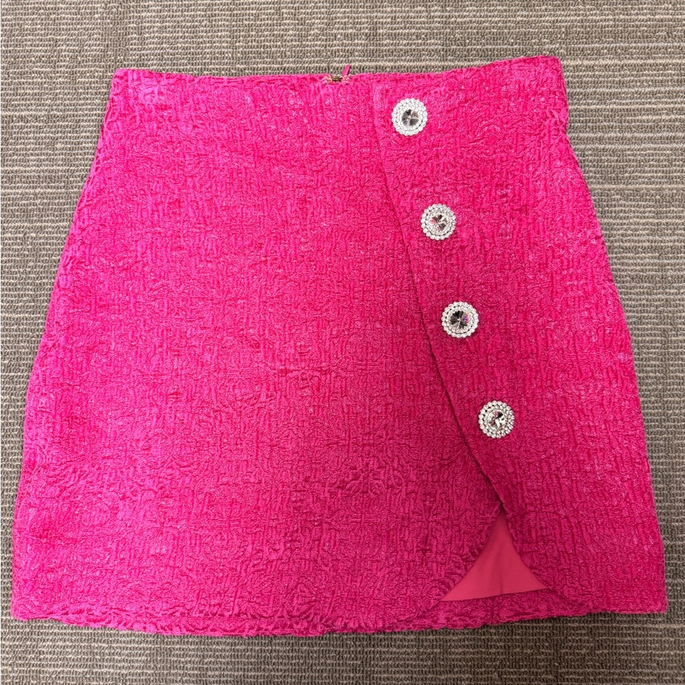 Majorelle Hot Pink Penelope Mini Skirt Sz XXS